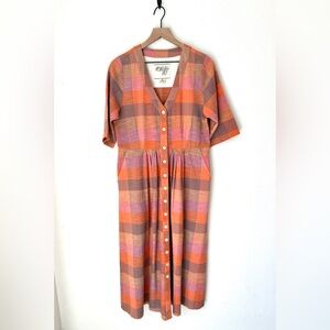 Ace & Jig Lee Lee button-front midi dress in Crush - NWOT - Medium